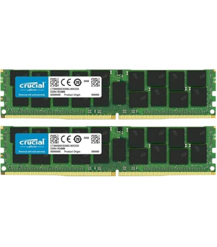 MICRON 32GB PC4-2666V-R Registered ECC 2RX4 Memory RDIMM