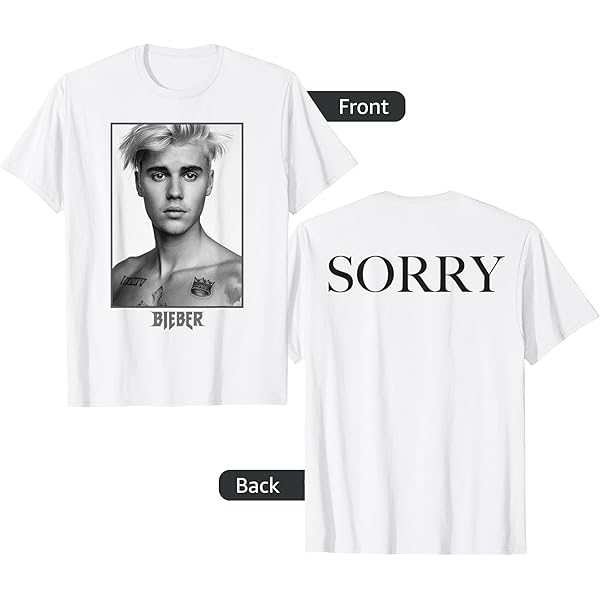 Amazon.com: Justin Bieber Official My World 2.0 Photo T-Shirt