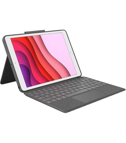 Amazon.com: Logitech Combo Touch Keyboard Folio Case for iPad 10.2