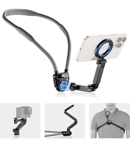 Amazon.com: Neck Mount Necklace POV Action Camera Phone Holder