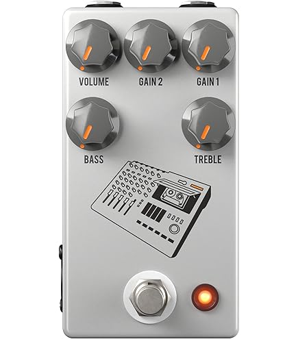 Amazon.com: JHS Pedals JHS Mini Foot Fuzz V2 Fuzz Guitar Effects