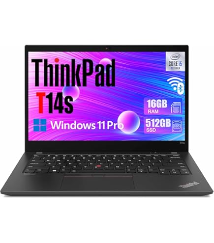 Amazon.com: Lenovo ThinkPad T14 Laptop (Gen 1) - 14