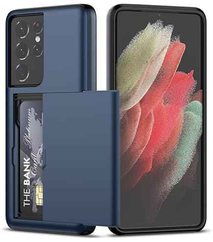 Amazon.com: WeLoveCase Galaxy S21 Ultra Wallet Case with Mirror