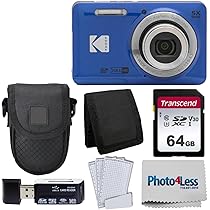 Amazon Canada: Kodak PIXPRO FZ55 Digital Camera (Blue) + Black