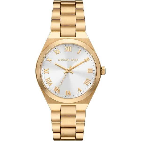 Amazon.com: Michael Kors Lennox Chronograph Gold-Tone Stainless