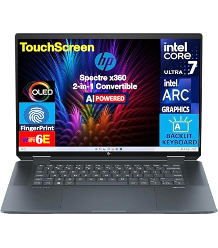 Amazon.com: HP Spectre x360 AI Powered 2-in-1 Laptop 16