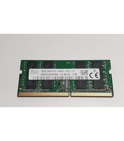 SK Hynix 16GB DDR4 2400MHz CL17 SODIMM HMA82GS6AFR8N-UH Memory