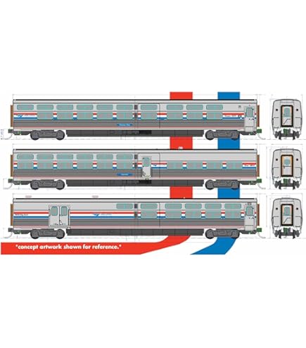 Amazon.com: Kato USA Model Train Products P42, Amfleet and