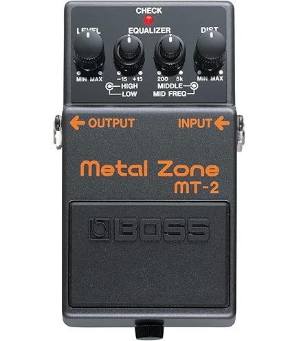 Amazon.com: BOSS MT-2W WAZA Craft Metal Zone Guitar Pedal (MT-2W