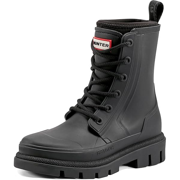 Amazon.com | Hunter Women's City Explorer Tall Rain Boot, Black, 6