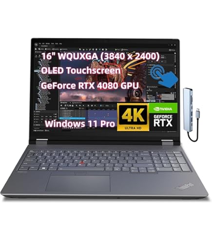 Amazon.com: Lenovo ThinkPad P1 Gen 6 21FV001DUS 16