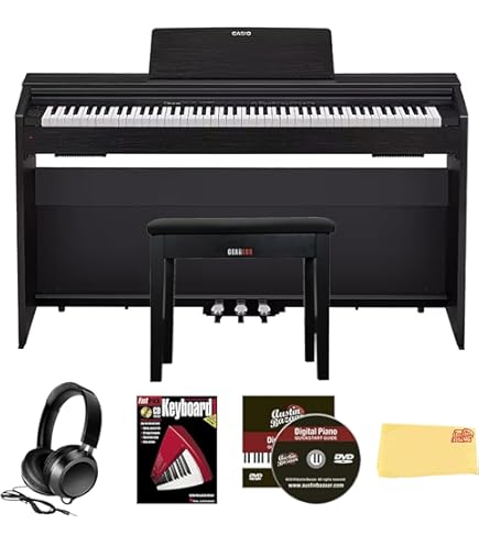 Amazon.com: Casio PX-770 Privia Digital Piano - Black Bundle with