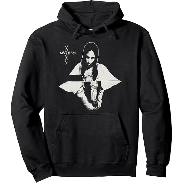 Amazon.com: Lady Gaga Official Script Zip Hoodie : Clothing, Shoes