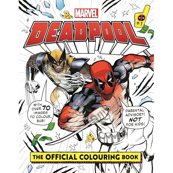 Amazon.com: Color Your Own Deadpool Again!: 9781302912055: Liefeld