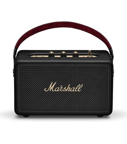 Amazon.com: Marshall Kilburn II Portable Bluetooth Speaker, Black