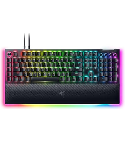 Amazon.com: Razer BlackWidow V4 Pro Wired Mechanical Gaming