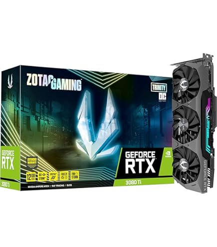 Amazon.com: ZOTAC Gaming GeForce RTX 3080 Ti Trinity OC 12GB