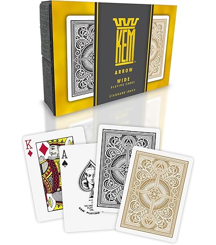 Amazon.com: Kem Paisley Narrow Standard Index Playing Cards