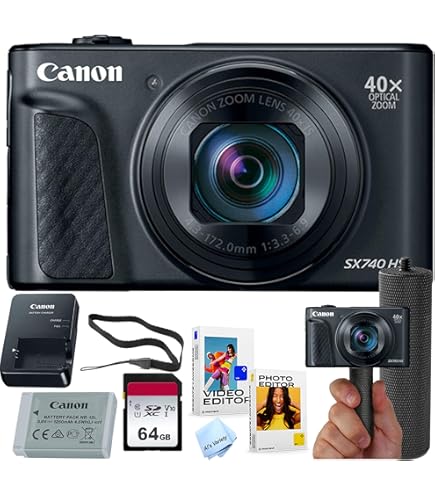 Amazon.com : Canon Cameras US PowerShot SX720 HS Black : Electronics