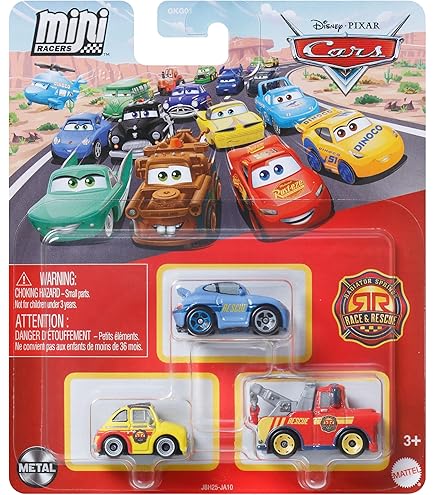 Amazon.com: Pixar Disney Cars 3 Die-Cast Mini Racers Blind Boxes