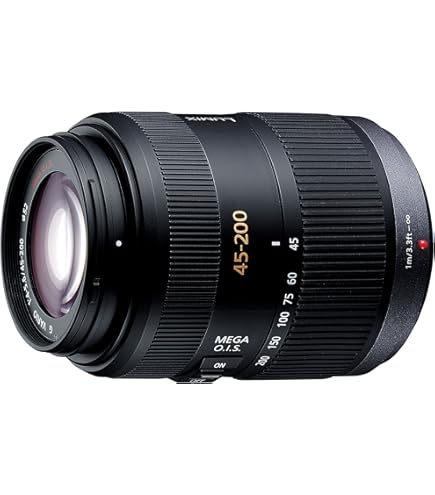 Amazon.com : 45-200mm f/4.0-5.6 Lumix G Vario Mega O.I.S. Lens