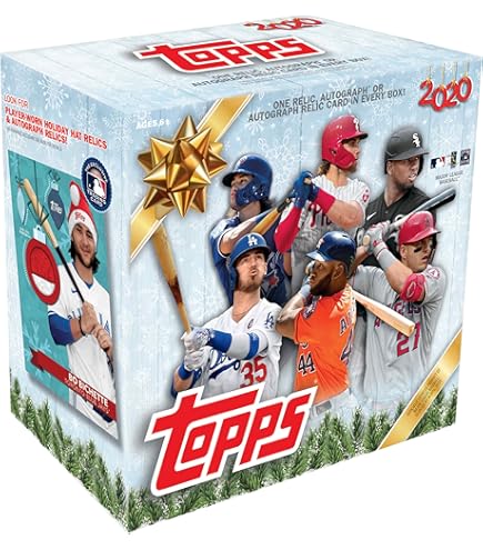 Amazon.com: 2021 Topps Holiday MLB Baseball Mega Box (100 Cards