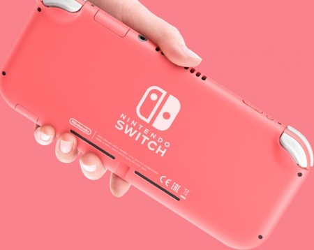 Nintendo Switch Lite Coral - Consola | RaiJucării.ro