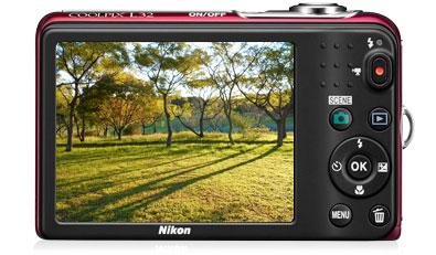 Nikon COOLPIX L32 Red | Point & Shoot Cameras | Nikon USA