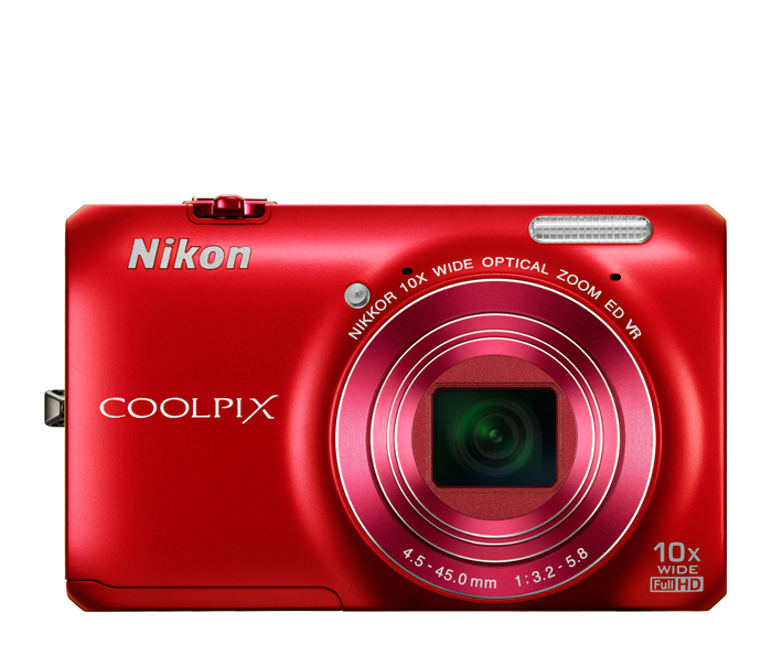 Nikon COOLPIX S6300 Red | Point & Shoot Cameras | Nikon USA