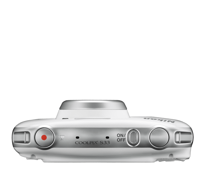 Nikon COOLPIX S33 White | Point & Shoot Cameras | Nikon USA