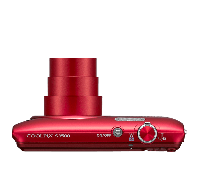 Nikon COOLPIX S3500 Red | Point & Shoot Cameras | Nikon USA