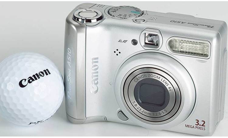 Canon PowerShot A510 3.2-megapixel digital camera at Crutchfield