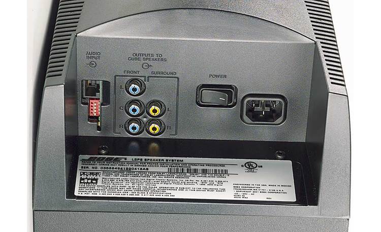 Bose® Lifestyle® 28 Series II System (Black speakers & bass module