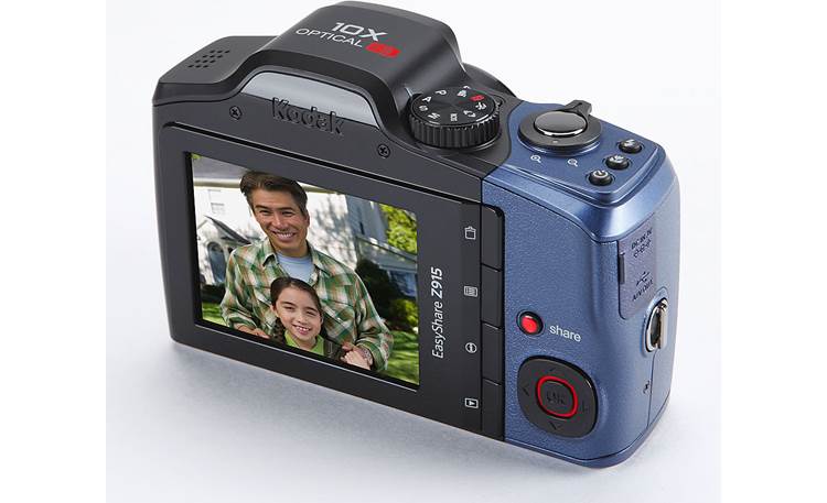 Kodak Z915 IS (Blue) 10-megapixel digital camera with 10X optical