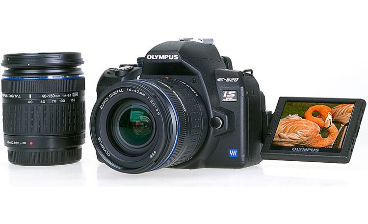 Olympus E-620 Two-lens Kit 12.3-megapixel digital SLR camera with