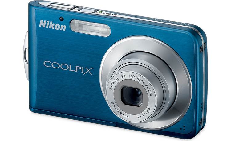 Nikon Coolpix S210 (Blue) 8-megapixel digital camera with 3X