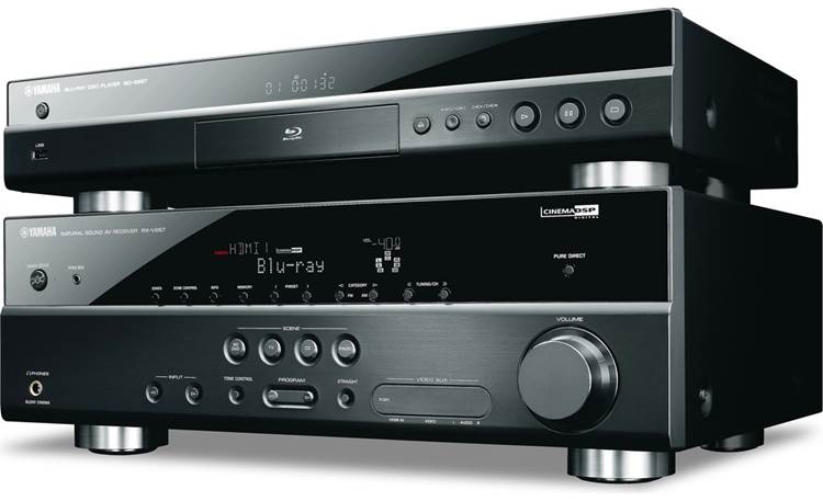 Yamaha RX-V567 Home theater receiver with 3D-ready HDMI switching