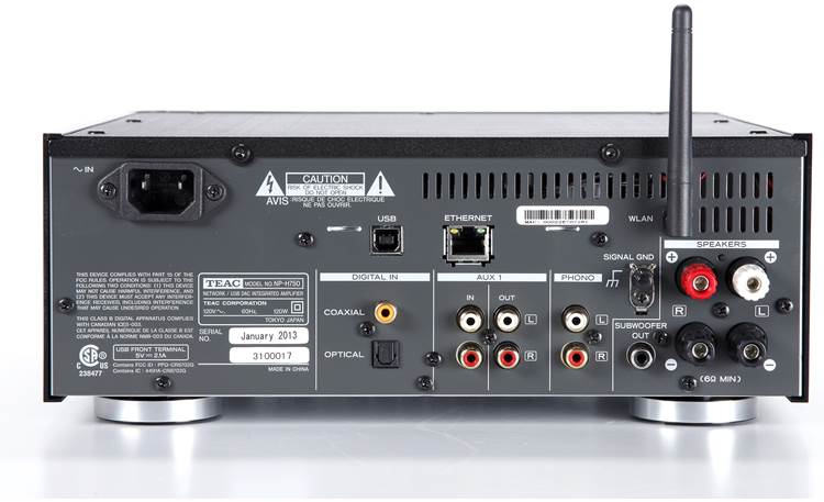 TEAC NP-H750 Integrated amplifier with built-in DAC, Wi-Fi® and