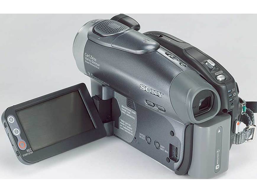 Sony DCR-DVD403 DVD camcorder at Crutchfield