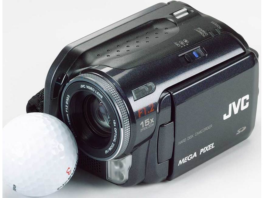 JVC GZ-MG50 30GB hard drive camcorder at Crutchfield