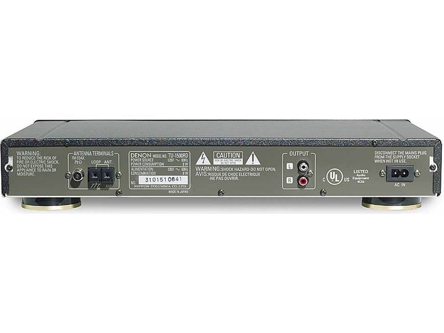 Denon TU-1500RD AM/FM tuner at Crutchfield