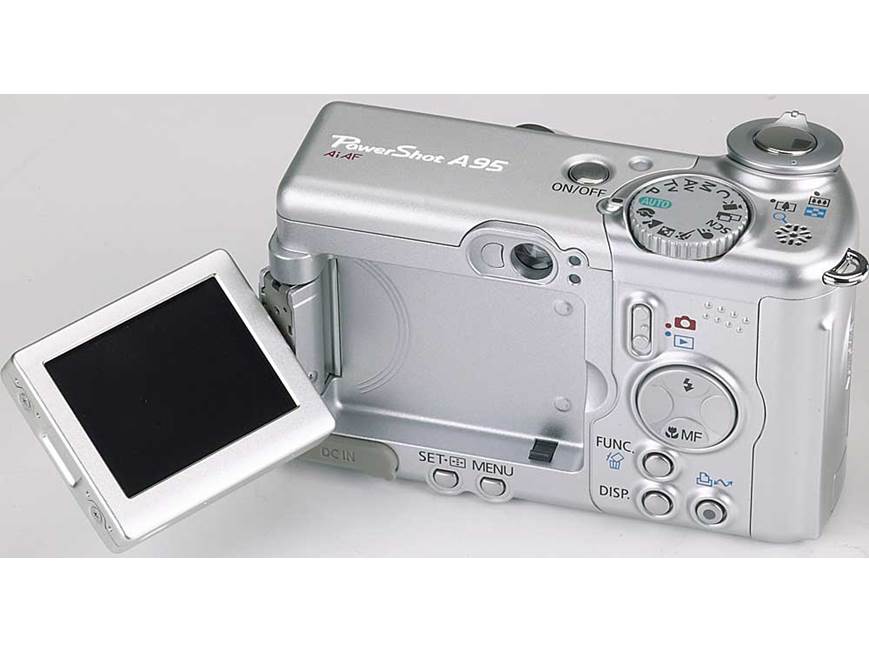 Canon PowerShot A95 5-megapixel digital camera at Crutchfield
