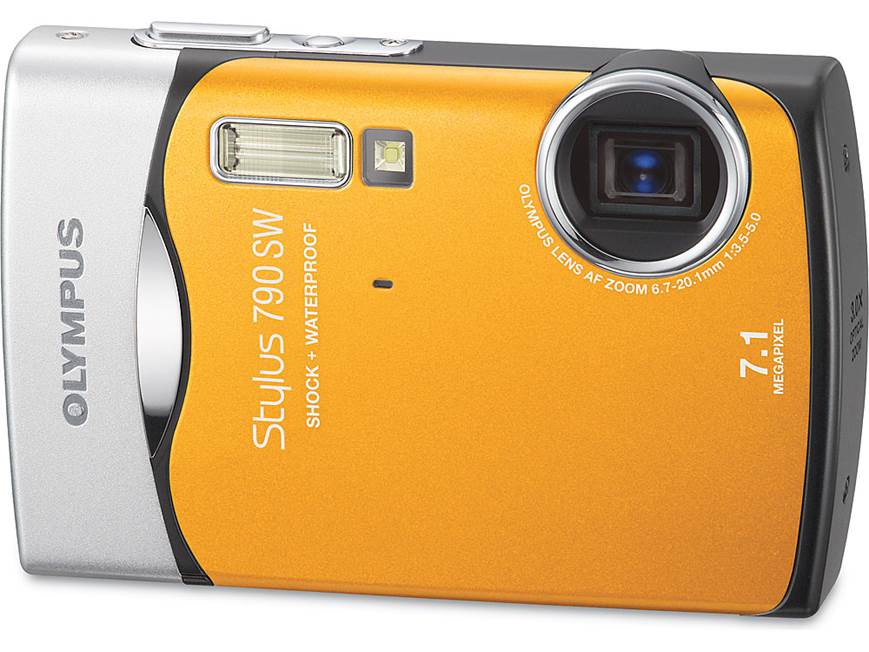 Olympus Stylus 790SW (Orange) 7.1-megapixel waterproof digital