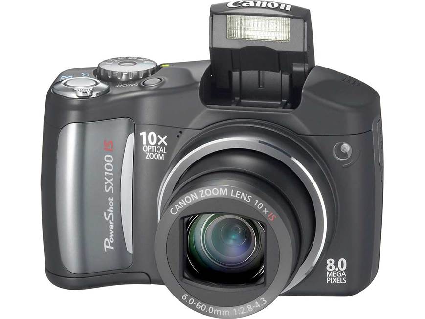 Canon PowerShot SX100 IS 8-megapixel digital camera with 10X