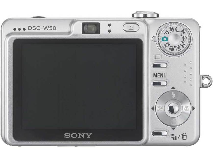 Sony Cyber-shot DSC-W50 6-megapixel digital camera at Crutchfield