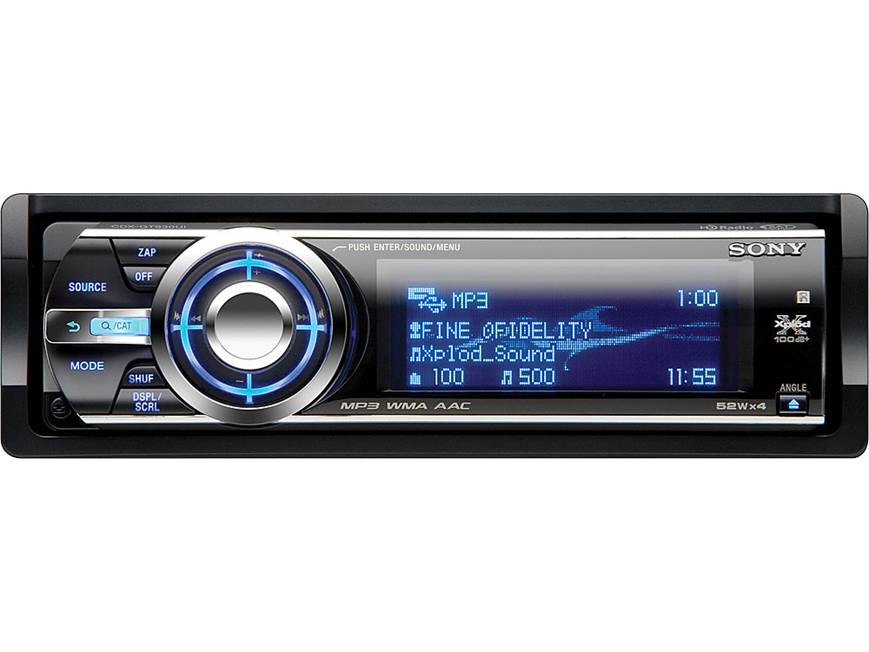 Sony Xplod CDX-GT930UI CD receiver at Crutchfield