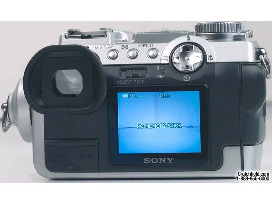 Sony DSC-F717 Cyber-shot® digital camera with Memory Stick® at