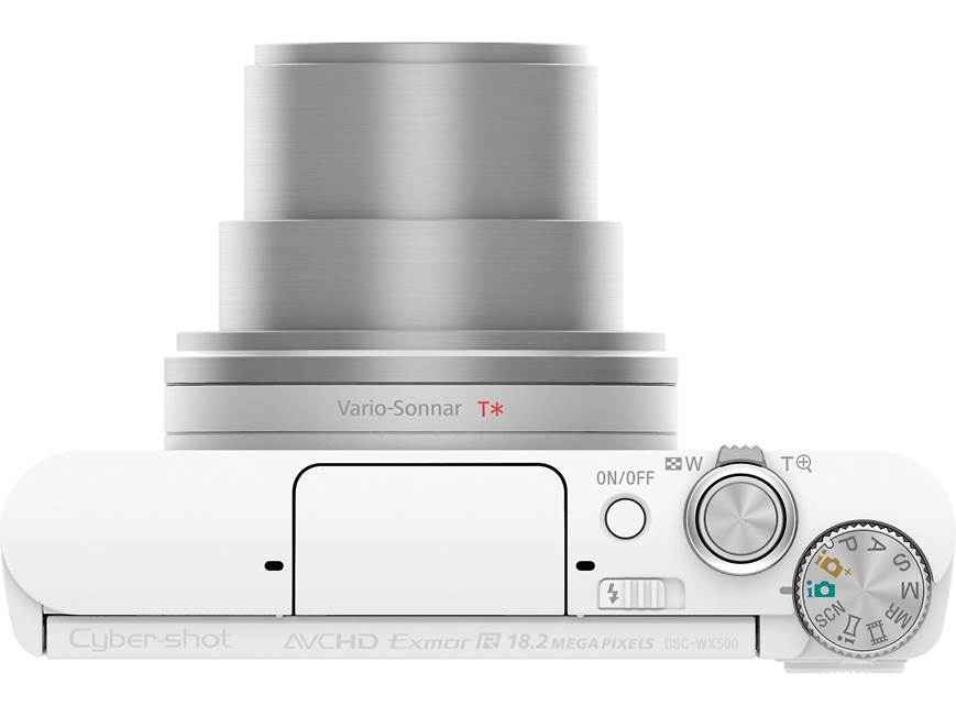 Sony Cyber-shot® DSC-WX500 (White) 18-megapixel digital camera