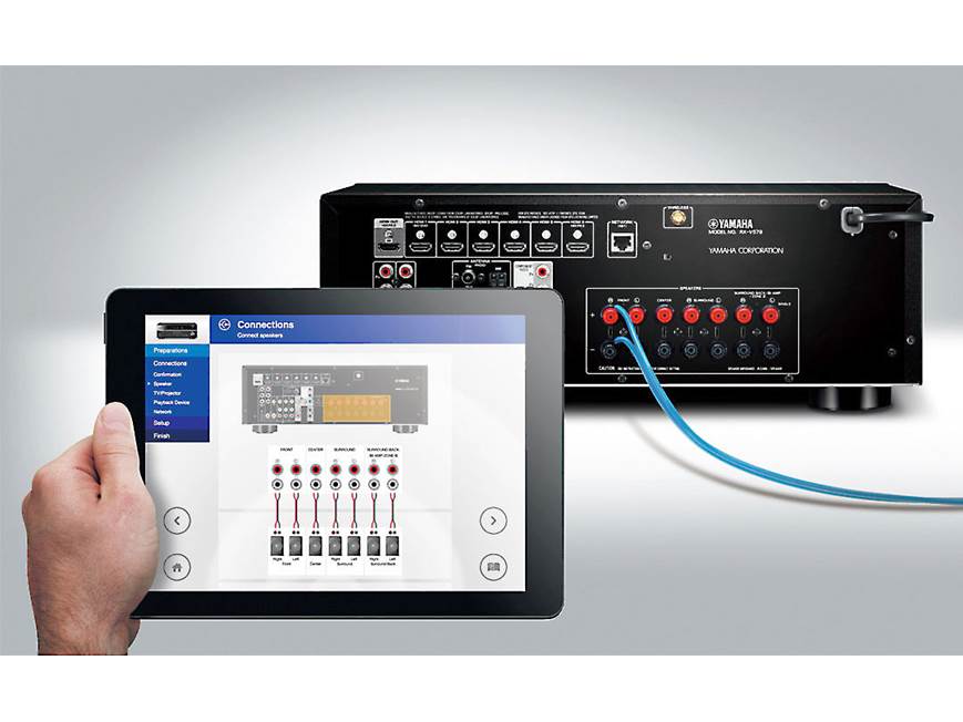 Yamaha RX-V579 7.2-channel home theater receiver with Wi-Fi