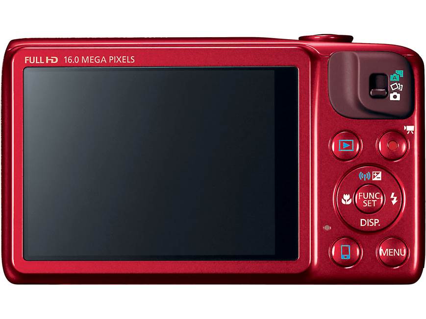 Canon PowerShot SX600 HS (Red) 16-megapixel digital camera with